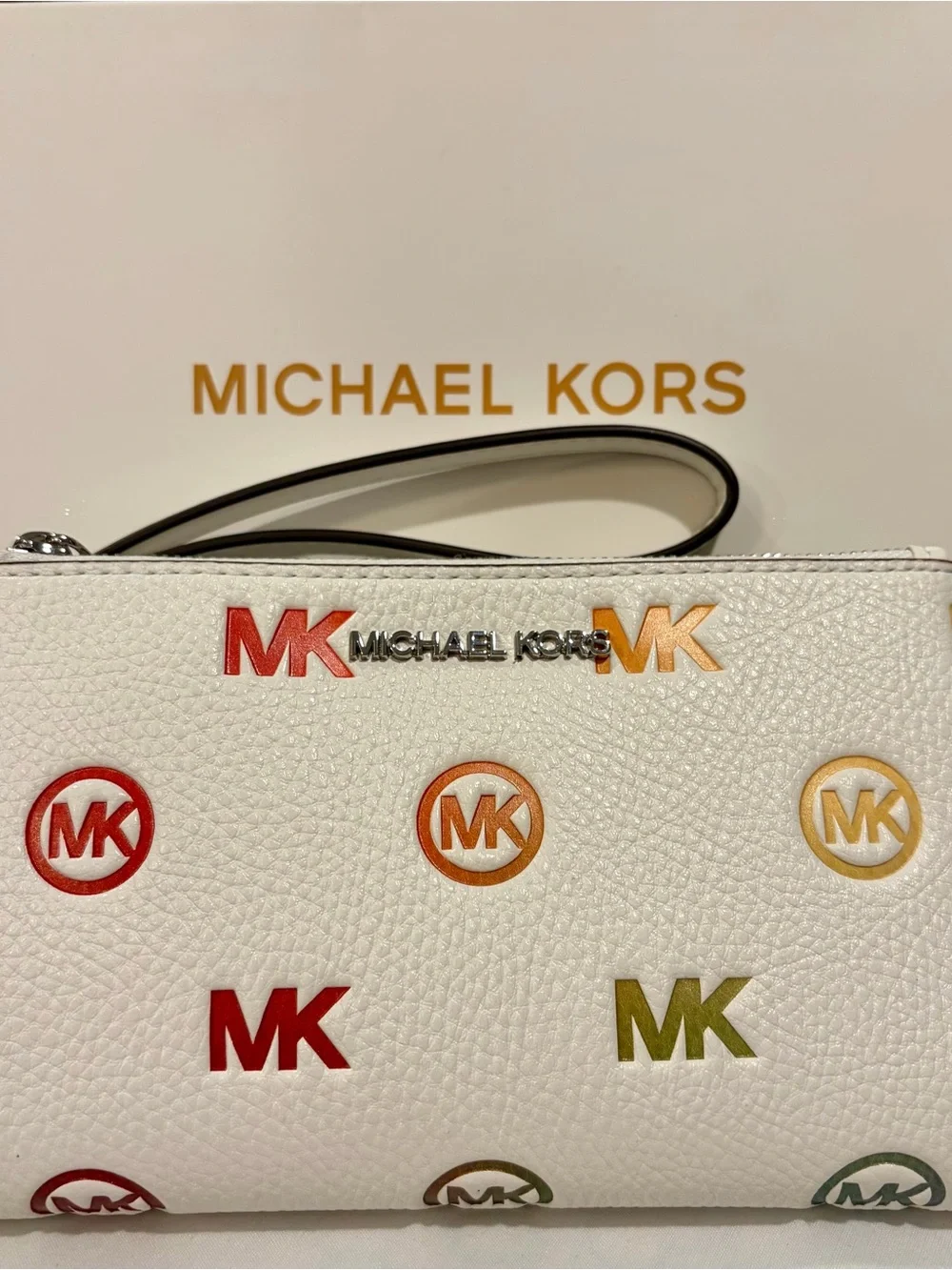 Michael Kors Mirella Rainbow Convertible Crossbody Handbag & Wallet NWT